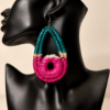 47b5d0e7-d031-4790-969c-65ec596e77df-4 1 Pair Bohemian Raffia Earrings